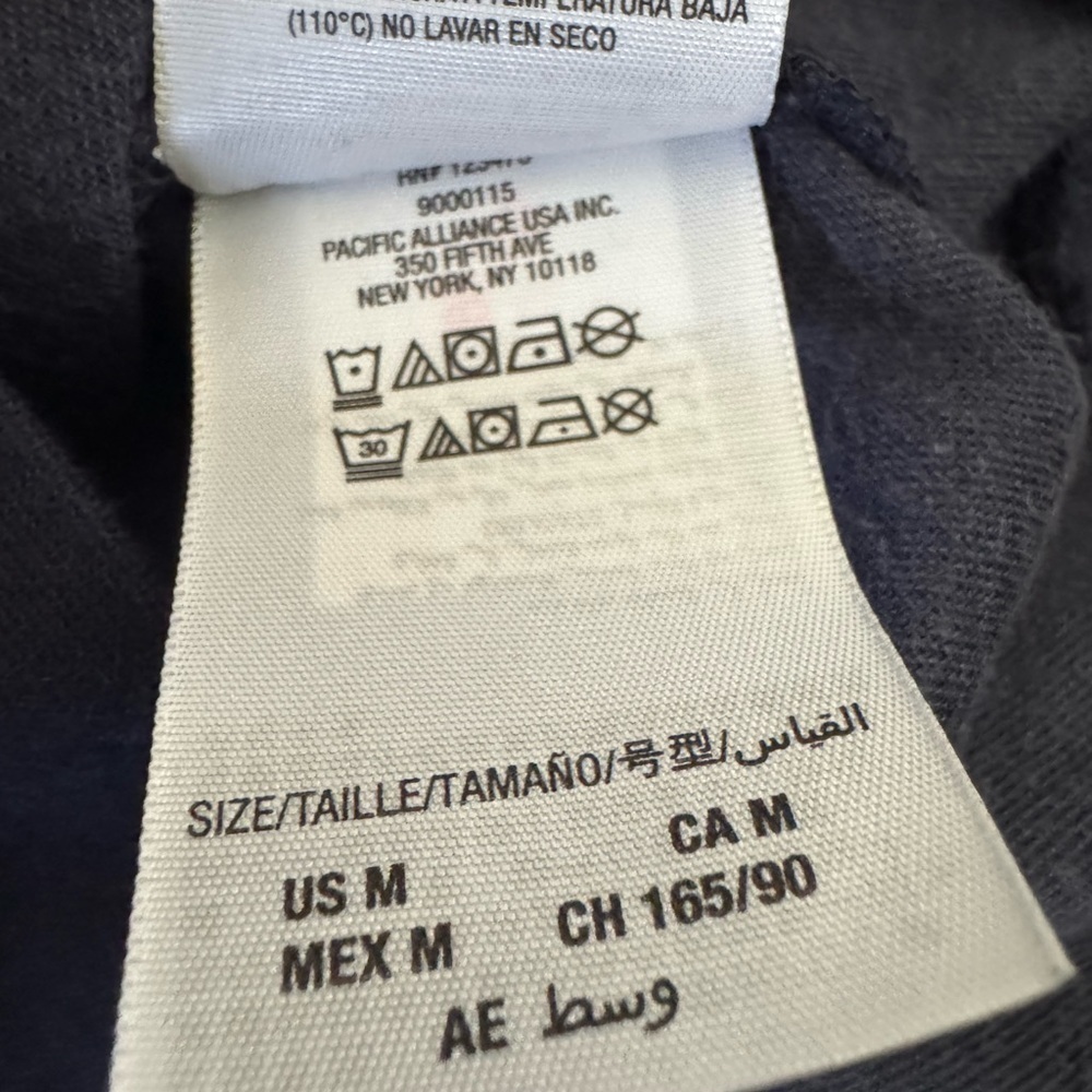 Juicy Couture Black Label Velour Velvet Sweatshirt Navy blue Crew Neck Y2K - Picture 8 of 8